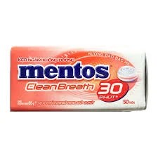Mentos Clean Breath Peach Mint 50Pills/ 35g