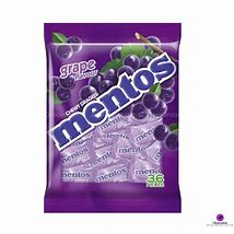 Mentos Grape Flavour Chewy Dragees 36 Pieces