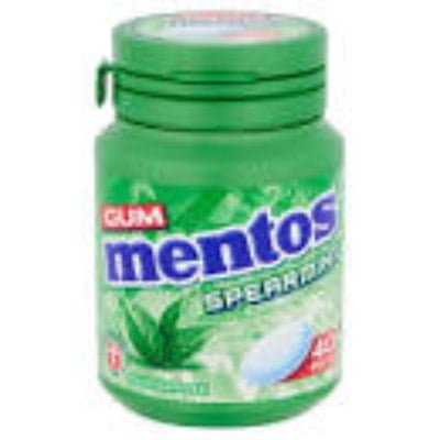 Mentos Spearmint SugarFree Gum 40 Pieces 56g