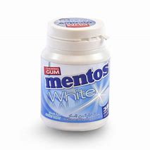 Mentos White Sweet Mint Sugarfree Chewing Gum 38 Pieces