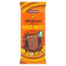 Mr Beast Bar Deez Nutz Milk Chocolate With Peanut Butter 35g