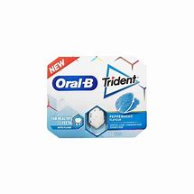 Oral-B Trident Peppermint Dental Care Chewing Gum 17g, 10 Pieces