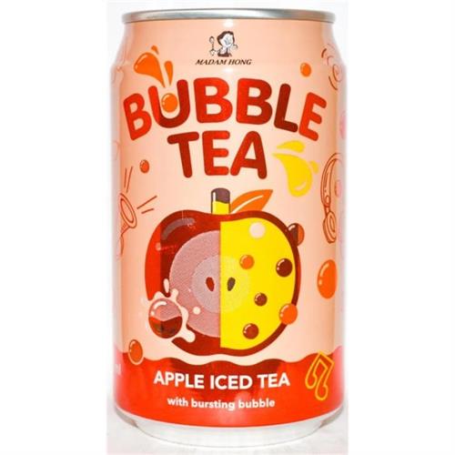 Madam Hong Bubble Tea Apple Iced Tea With Bursting Bubble 320ml