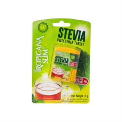 Tropicana Slim Stevia Sweetener 100 Tablets 6g