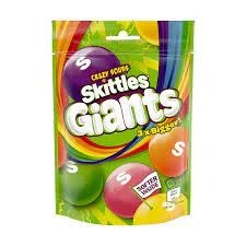 Skittles Crazy Sours 3x Bigger 132g