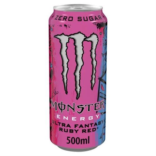 Monster Energy Ultra Fanta Ruby Red Zero Sugar 500ml