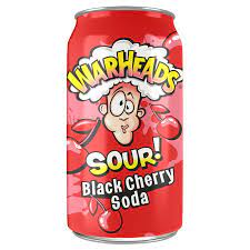 Warheads Sour Black Cherry Soda 355ml