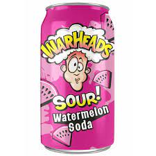 Warheads Sour Watermelon Soda 355ml