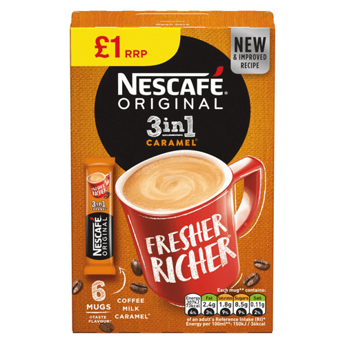 Nescafe 3 In 1 Caramel 102g