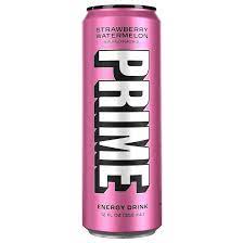 Prime Strawberry Watermelon Naturally Flavoured Energy Drink 355ml