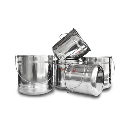 Jumbo Chenntinadu Thookku Jumbo CNT 5 Pieces With Lid Stainless Steel