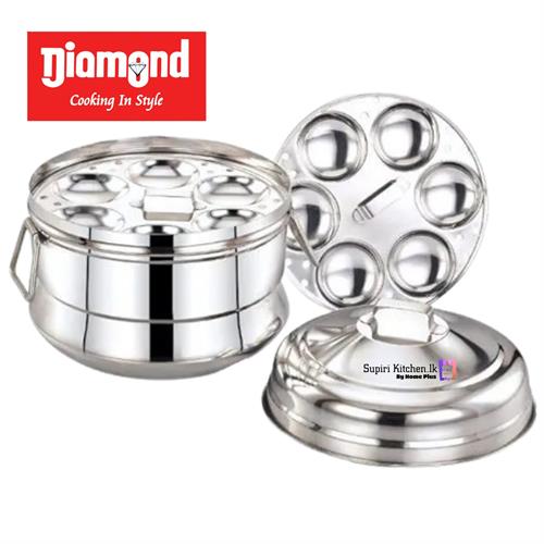 Diamond Idly Pot 12 Scoop