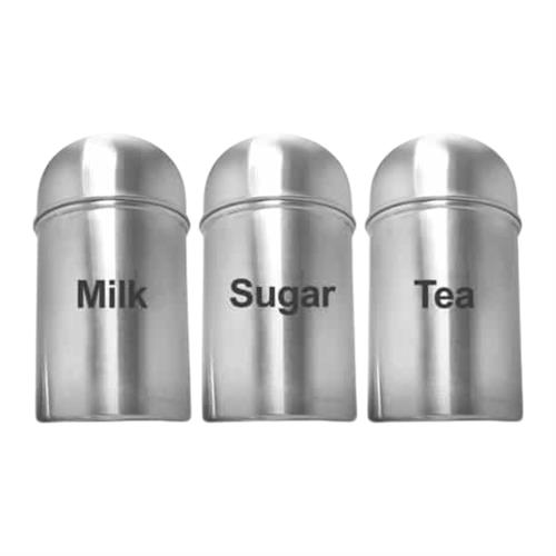 Tea Milk Sugar Container Stainless Steel 1000ml