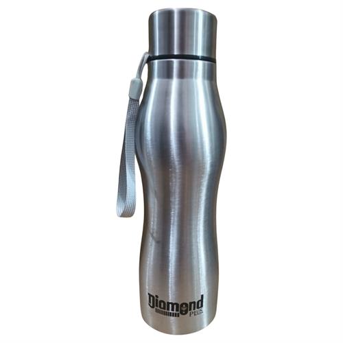 Water Bottle 1000ml Stainless Steel Diamond Belly Indian