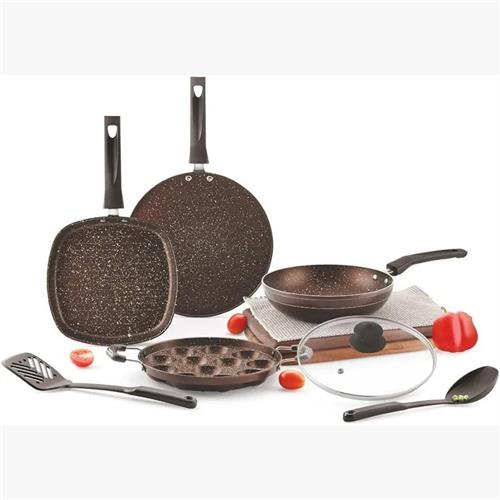 Orange 7 pcs Cookware Set Joy