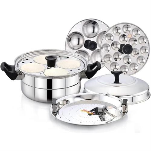 Diamond Nexa 9 scoops idly pot with mini idly plate