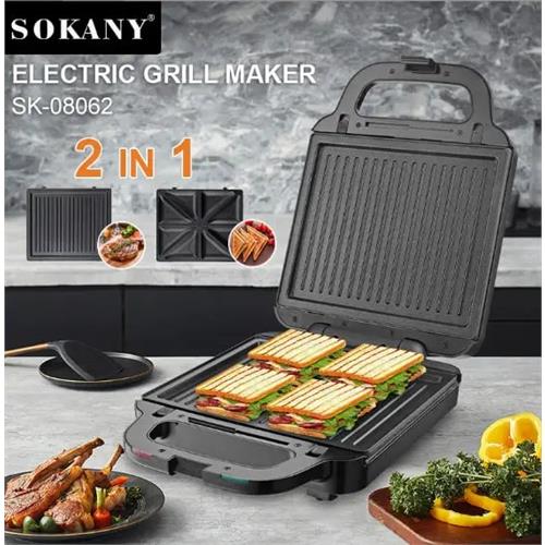 Sandwich & Grill Maker Sokany sk-08062