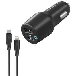 Powerology 32W Ultra-Quick Car Charger PCCSR004