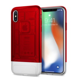 Spigen Case Classic C1 For iPhone X / XS - Ruby