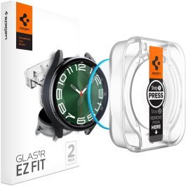 Spigen Samsung Galaxy Watch6 Classic 47mm Glas.tR Ez Fit Screen Protector - 2 Pack