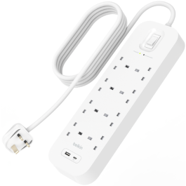 Belkin Connect 8 Port Surge Protector with USB-C and USB-A Ports