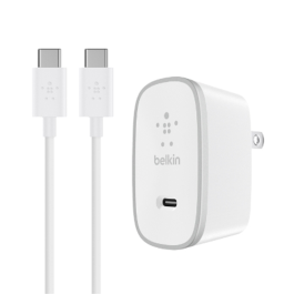 Belkin USB-C Home Charger + USB-C to USB-C Cable