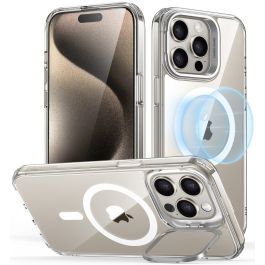 ESR iPhone 15 Pro Max Classic Hybrid Case with Stash Stand (HaloLock)