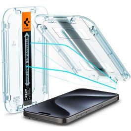 Spigen iPhone 15 Pro Glas.tR Ez Fit Screen Protector - 2 Pack