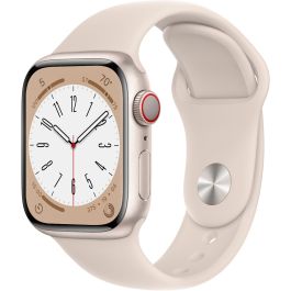 Apple Watch Series 8 Starlight Aluminum Case with Sport Band Starlight 41mm (GPS + Cellular)