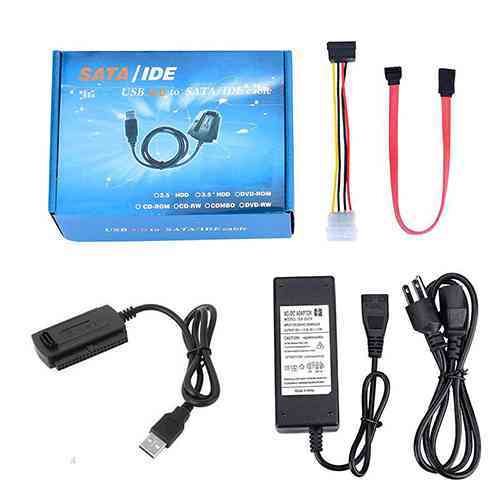 USB 2.0 to SATA / IDE Cable Converter for Hard Drive Disk HDD 2.5 3.5