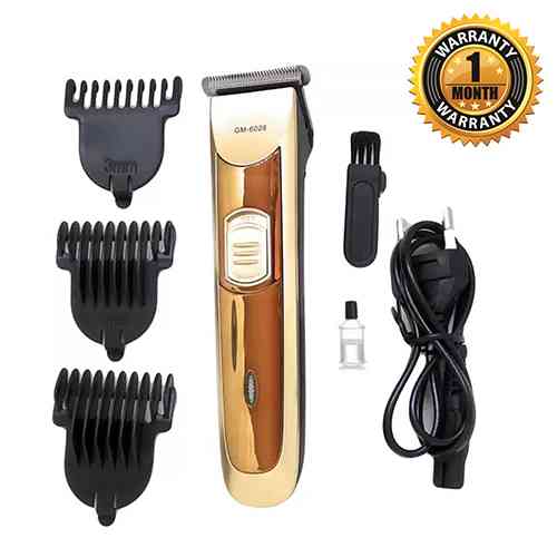 Rechargeable Hair And Beard Trimmer GM-6028