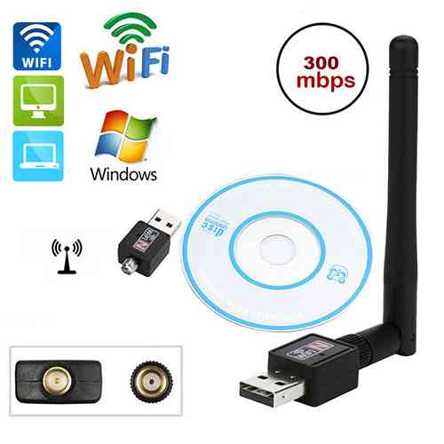 WiFi USB Adapter 300 Mbps Wireless Dongle