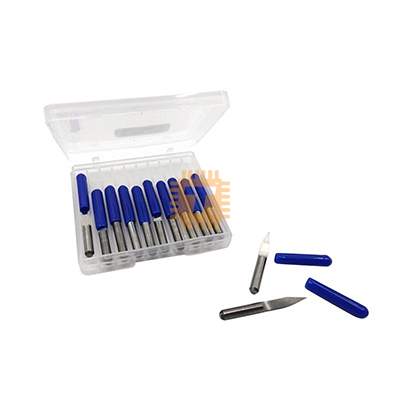 V Shape Flat Bottom Engraving Bit Set 1mm (Shank 3.175mm (1/8