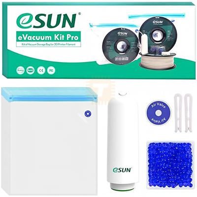 eSUN eVacuum Kit Pro 3 Filament Storage Vacuum Sealing Bags and Electric Pump (TA0421)
