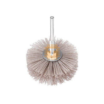 Abrasive Nylon Wire Wheel Brush 80x30mm 240 Grit (MT0389)