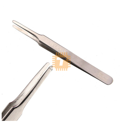 Tweezer Metal Non-magnetic Straight RST-13 (Good Quality) (TA0656)