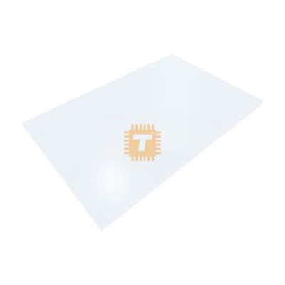 Plastic Rectangle 90x60mm Clear Acrylic 2mm (OP0077)