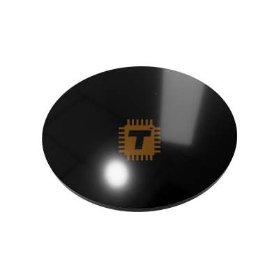 Plastic Round 60mm Black Acrylic 2mm (OP0091)