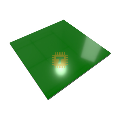 Plastic Square 60x60mm Green Acrylic 2mm (OP0068)