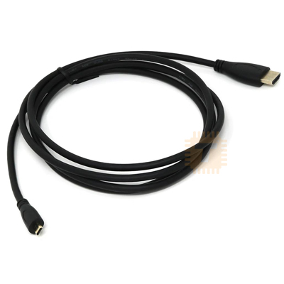 MicroHDMI to HDMI Cable 1m for Raspberry Pi 4 and 5 (TA1376)