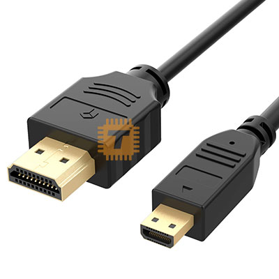 MicroHDMI to HDMI Cable for Raspberry Pi 4 (TA0489)