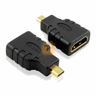 MicroHDMI to HDMI Joiner Socket (Male to Female) Raspberry Pi 4 (TA0451)