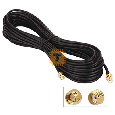 SMA Antenna Extension Cable Copper Male to Female 10m (MD0511)