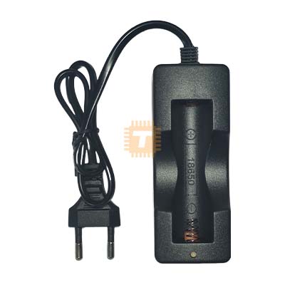 3.7V Single Battery Charger 18650 500mA with Cable (MD-101A) (BA0129)