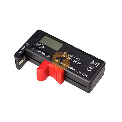 BT-168 PRO Universal Battery Tester for AA, AAA, C, D, 9V, 3.7V, 1.5V, Button Cell (BA0164)