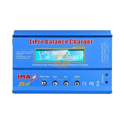 iMAX B6 Balance Charger (DC) 80W 6A LI-ion LiPo LiFe NiCd NiMH Lead Acid (Without Power Adapter) (BA0108)