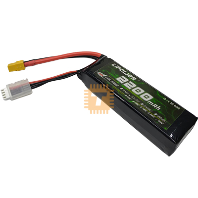LiPower 11.1V 2200mAh 3S 100C Lipo Battery XT60 Plug (BA0256)