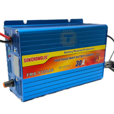 SUNCHONGLIC FMA-1230AS 12V 30A Smart Battery Charger with Display (BA0103)