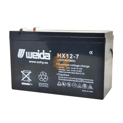 Weida 12V 7Ah Rechargeable Battery UPS HX12-7 (BA0142)