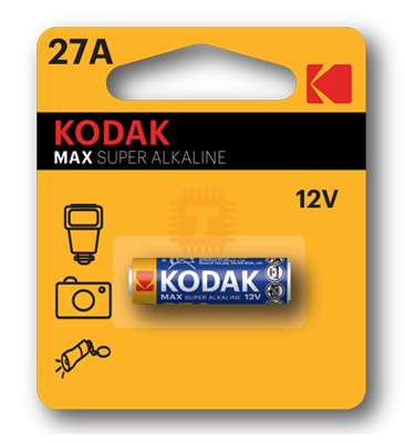 KODAK 12V 27A MAX Super Alkaline Battery Original (BA0182)